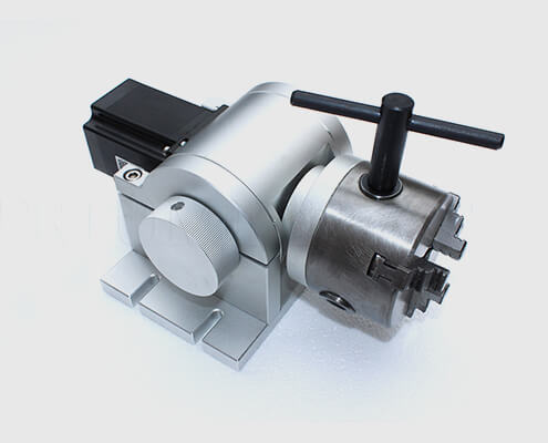 Rotary engraving attachment for laser marking machine - Laser marking,  welding and cutting machine