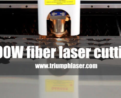 500W fiber laser cutting machine