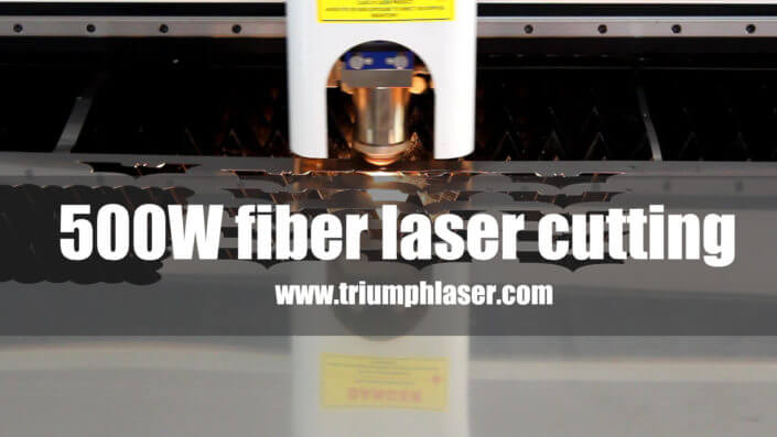500W fiber laser cutting machine