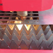 Fiber laser cutting 1mm stainless steel