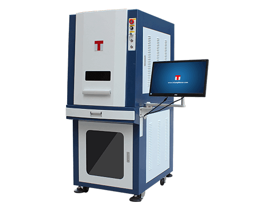 Full Enclosed Cabinet Fiber Laser Etching Machine