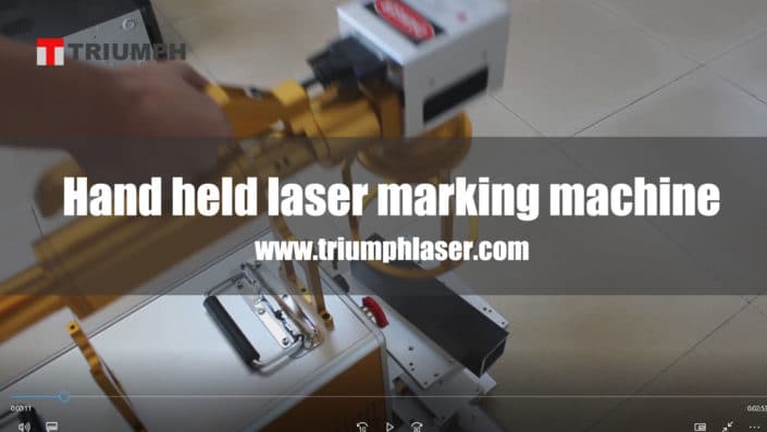 Hand held laser marking machine video