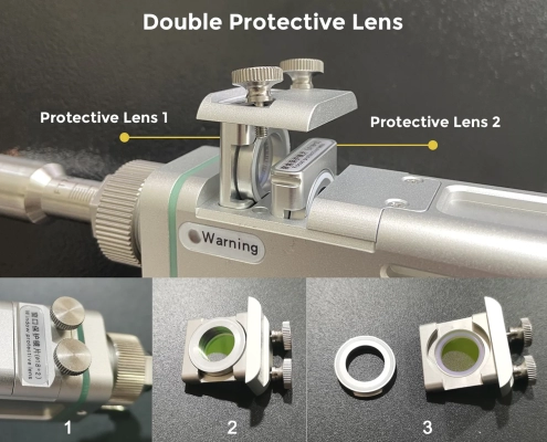 How to replace the protective lens of the laser welding machine