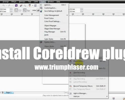 Install Coreldrew plugin