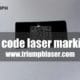 QR code fiber aser marking machine