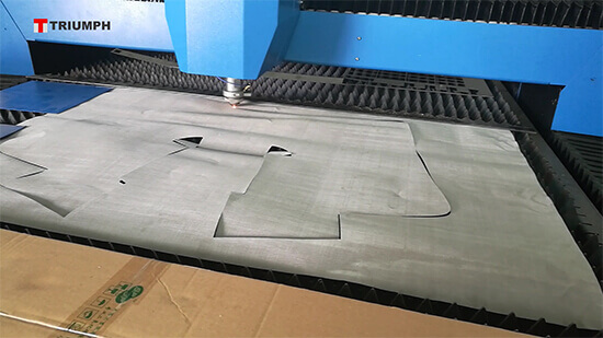 Stainless Steel Wire Mesh Fiber Laser Cutting Machine