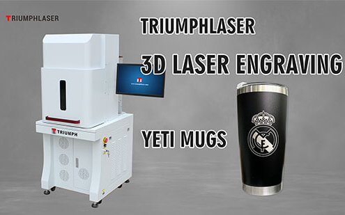 Triumplaser 3D Laser Marking Machine, Yeti Mugs Laser Engraving Machine