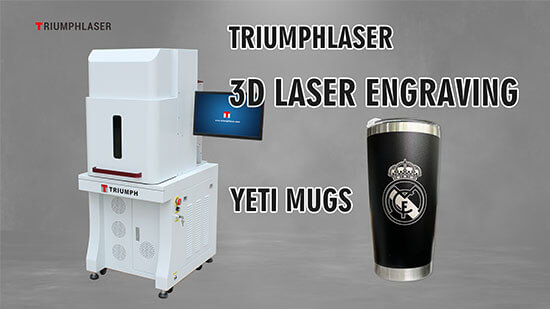 Triumplaser 3D Laser Marking Machine, Yeti Mugs Laser Engraving Machine