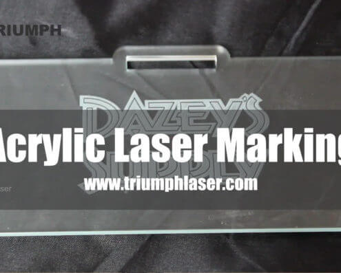 acrylic laser marking white color