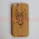 bamboo phone case laser engraving