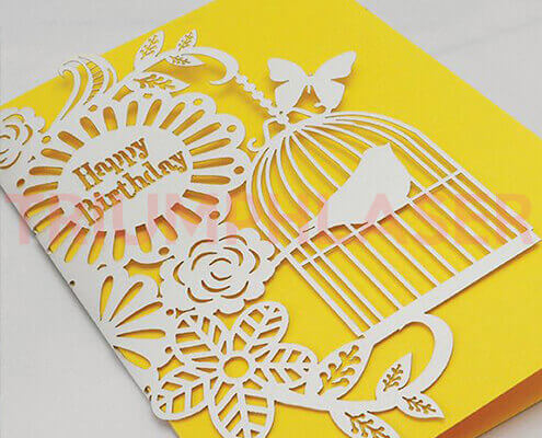 laser cut greeting cards