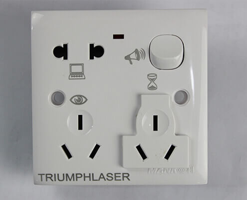 laser marking for switch socket