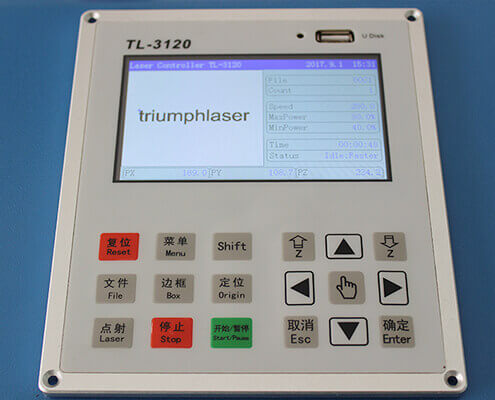 lasercad control panel