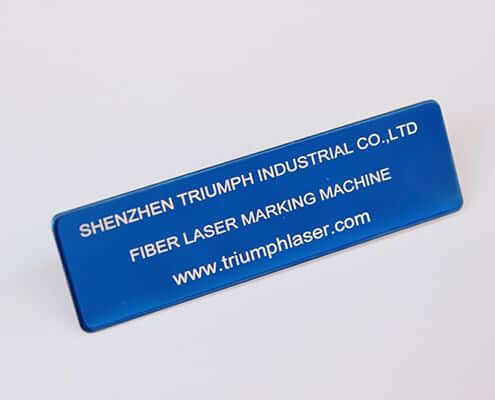 nametag laser marking