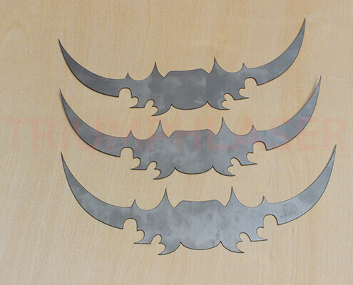 stainless steel laser cutting sample