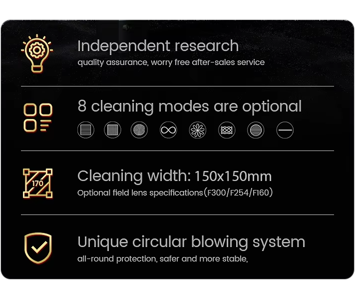 triumph pulse laser cleaning head advantage
